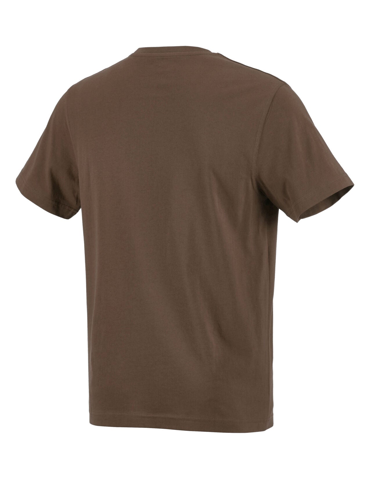 Cotton T-Shirt in hazelnut