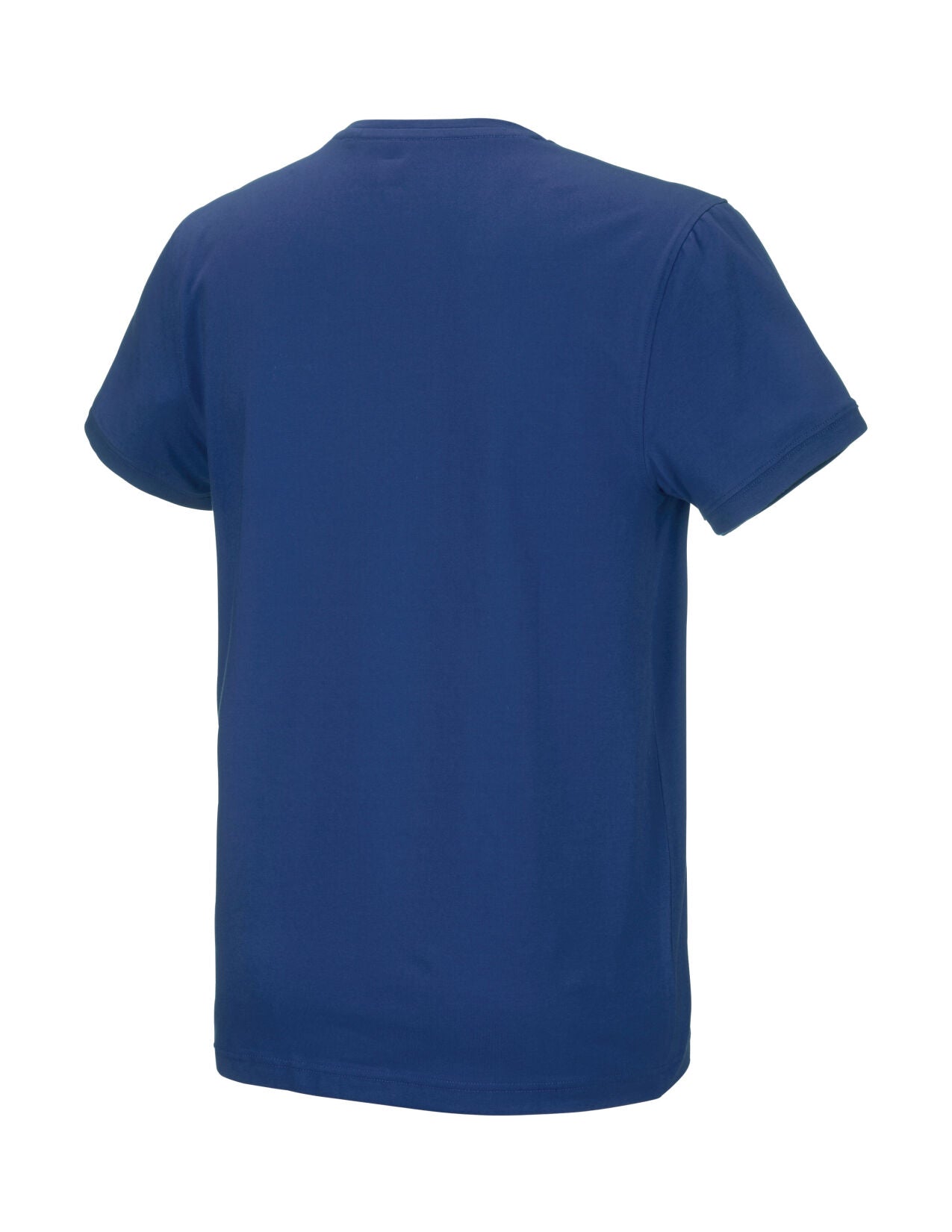 Cotton stretch T-Shirt in alkaliblue