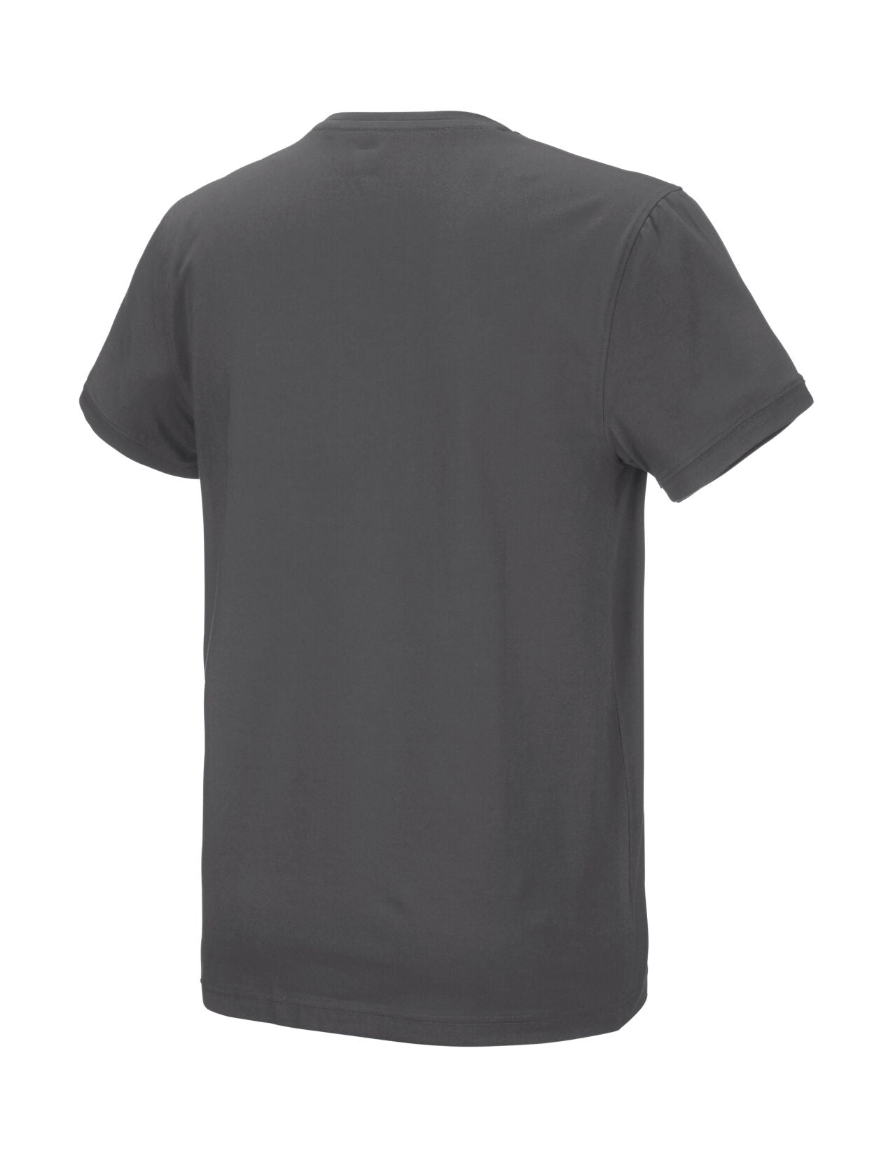 Cotton stretch T-Shirt in carbongrey