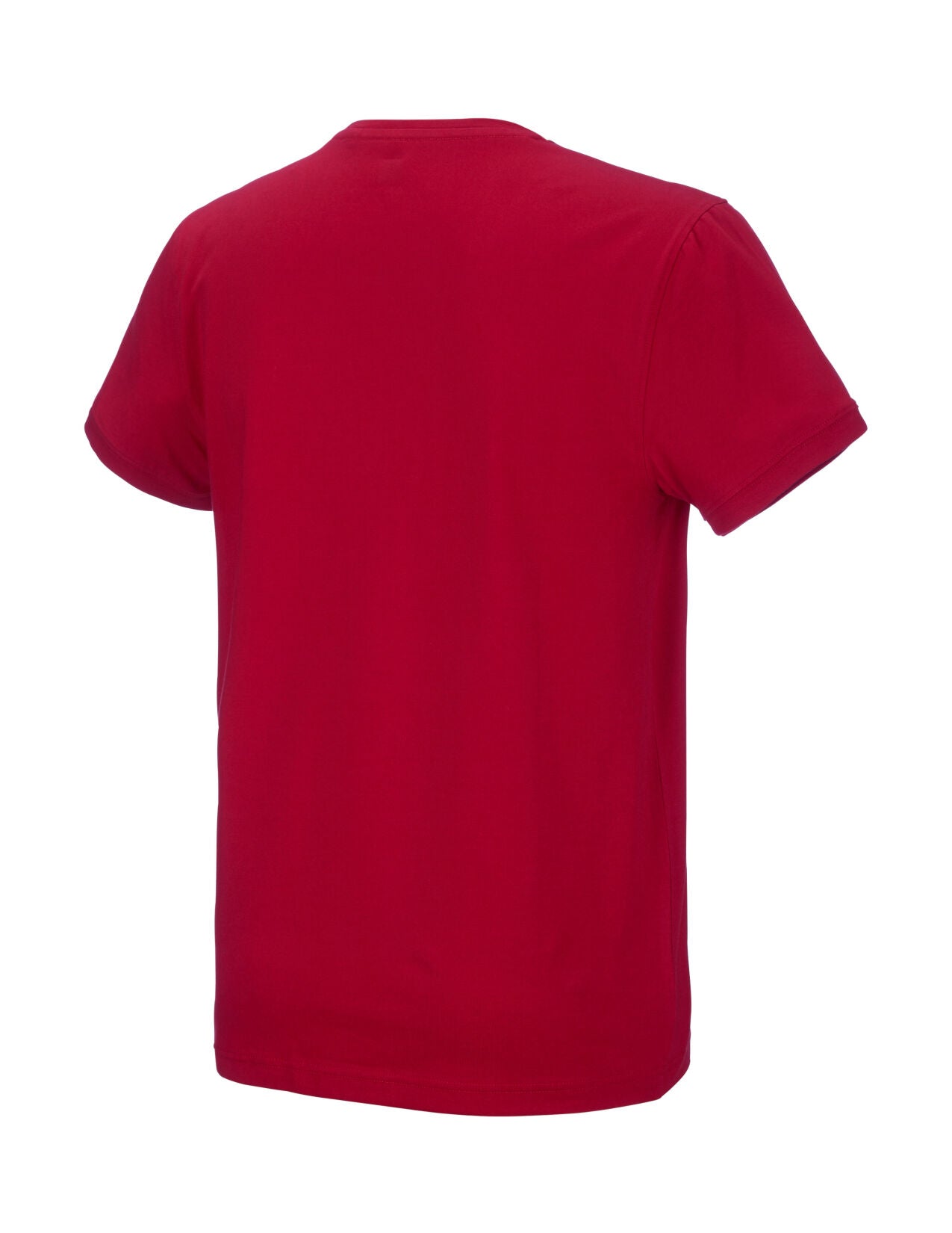 Cotton stretch T-Shirt in firered