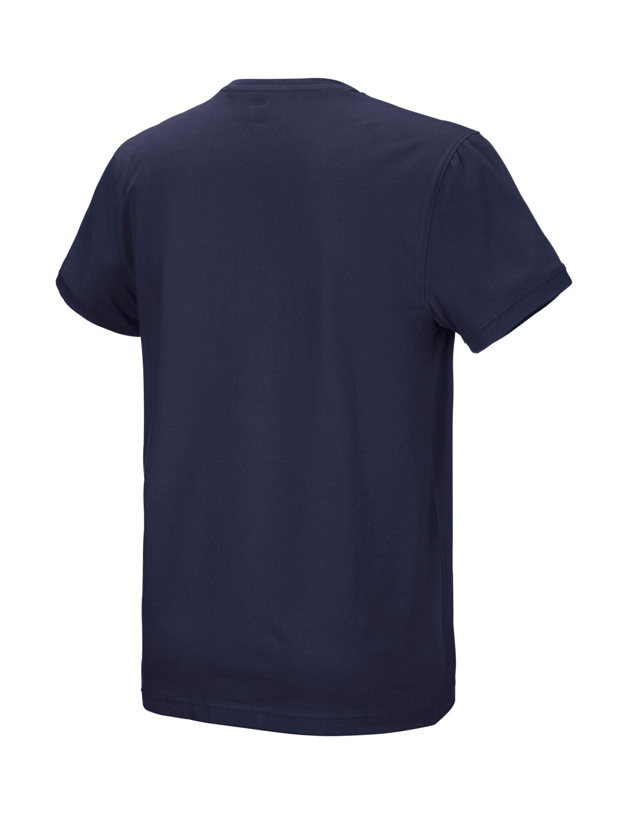 Cotton stretch T-Shirt in navy