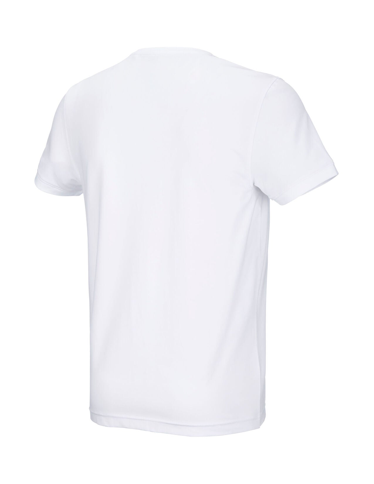 Cotton stretch T-Shirt in white