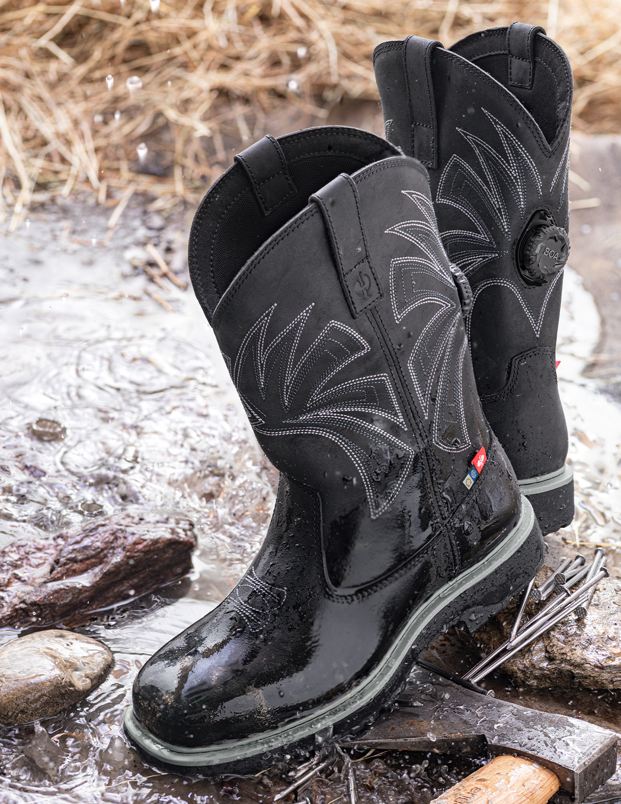 Doonan High Saftey Toe Work Boot black