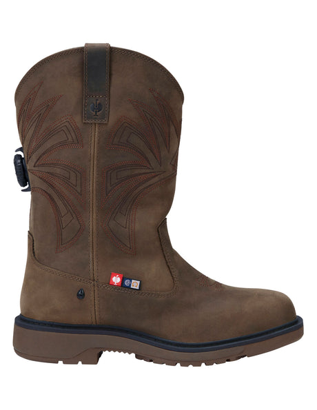 Doonan High Saftey Toe Work Boot in brown