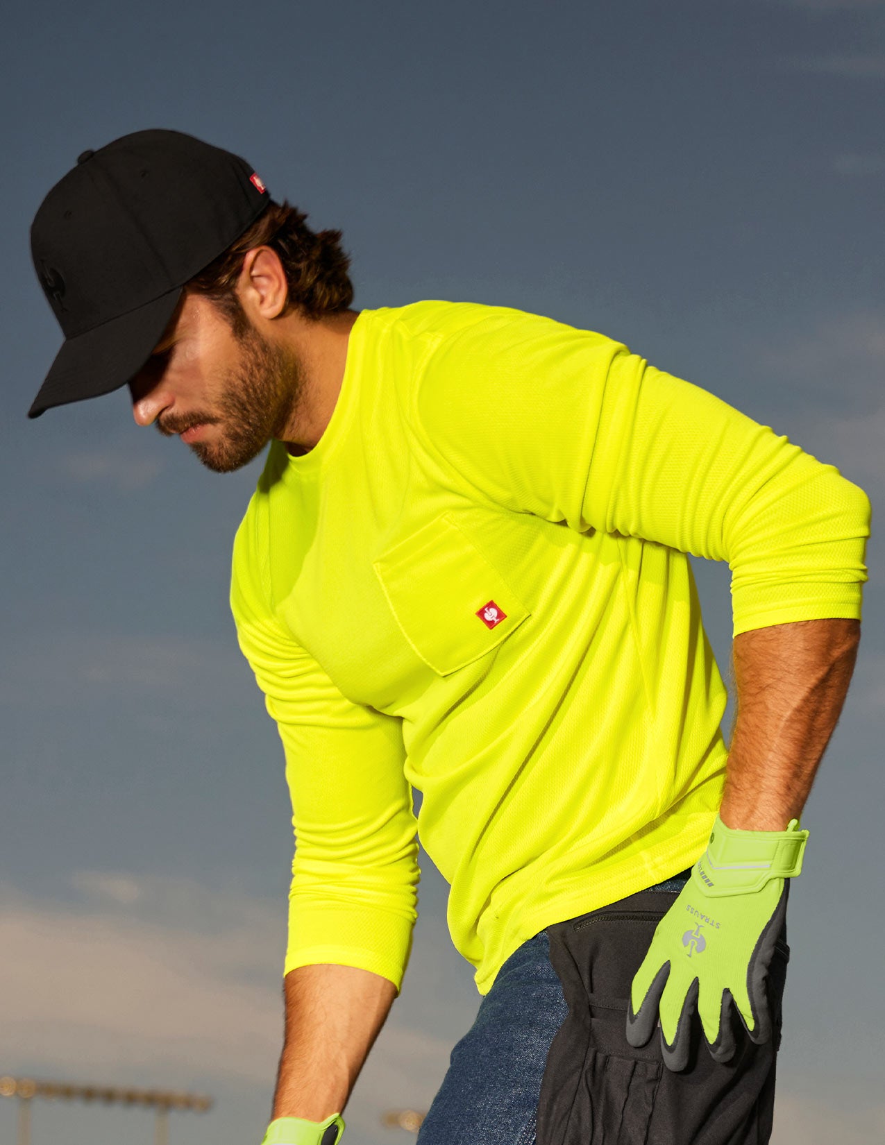 Enhanced Visibility Performance Long Sleeve Shirt | Strauss