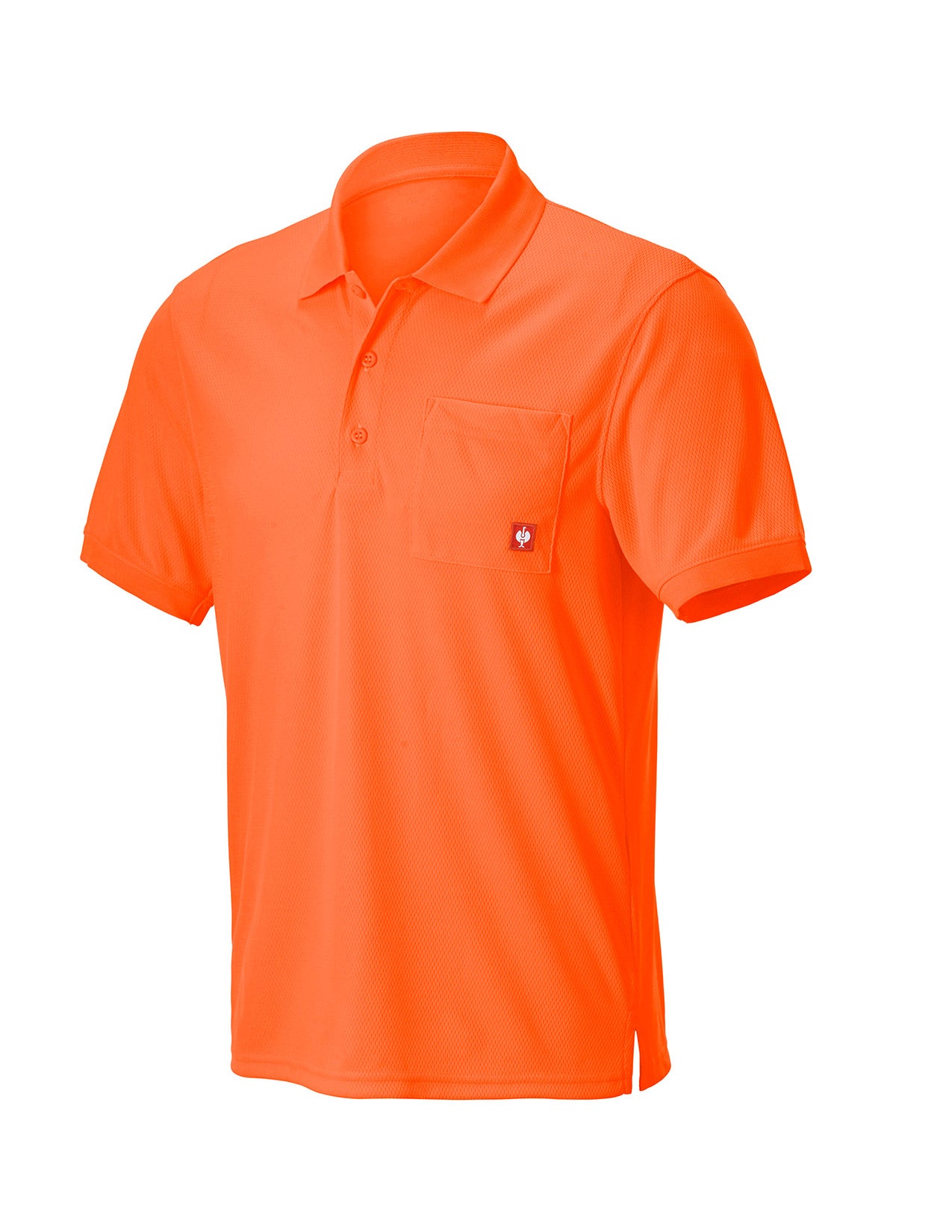 BRIEFING - BRIEFING MENS EARTH POLO CR/オレンジM BRIEFING GOLF - EARTH POLO | ポロシャツ | オレンジ | メンズ