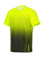 Enhanced Functional T-Shirt e.s.t:aktik in neon yellow/black