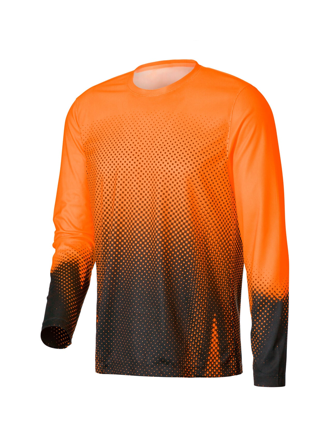 Enhanced Functional Long Sleeve e.s.t:aktik in neon orange/black