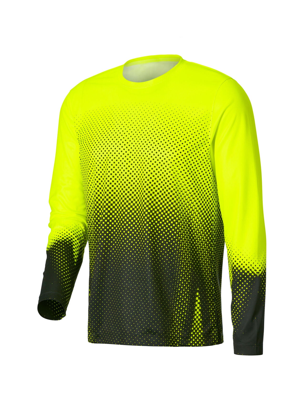 Enhanced Functional Long Sleeve e.s.t:aktik in neon yellow/black