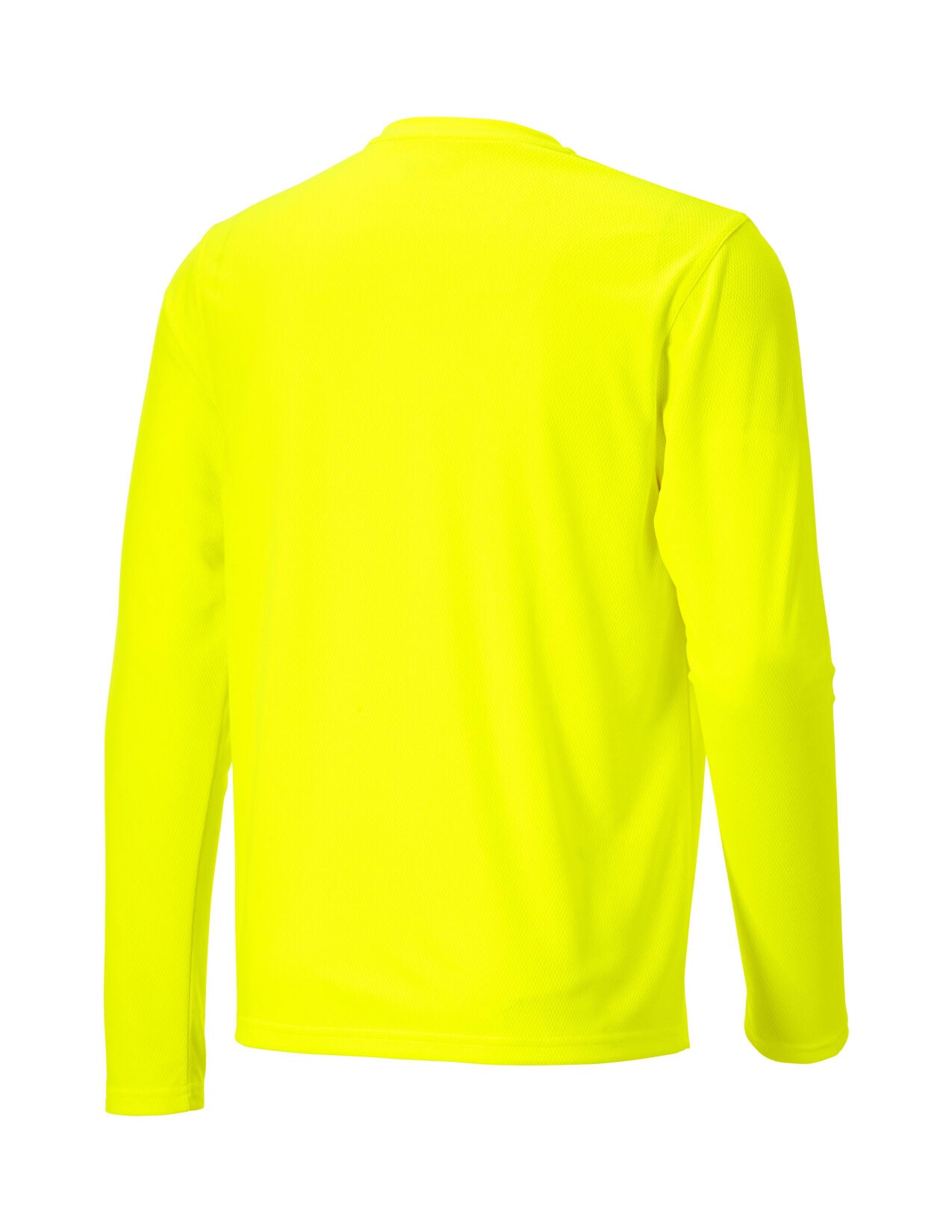 Enhanced Visibility Performance Long Sleeve Shirt in neon yellow