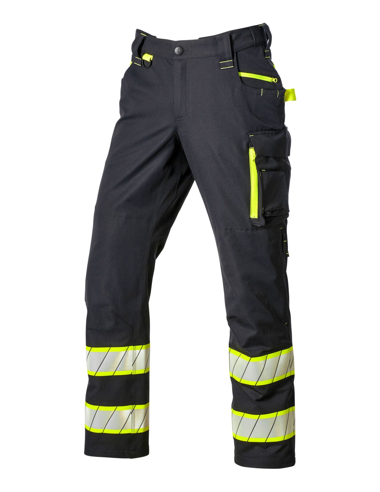 Enhanced Visibility Work Pants in black