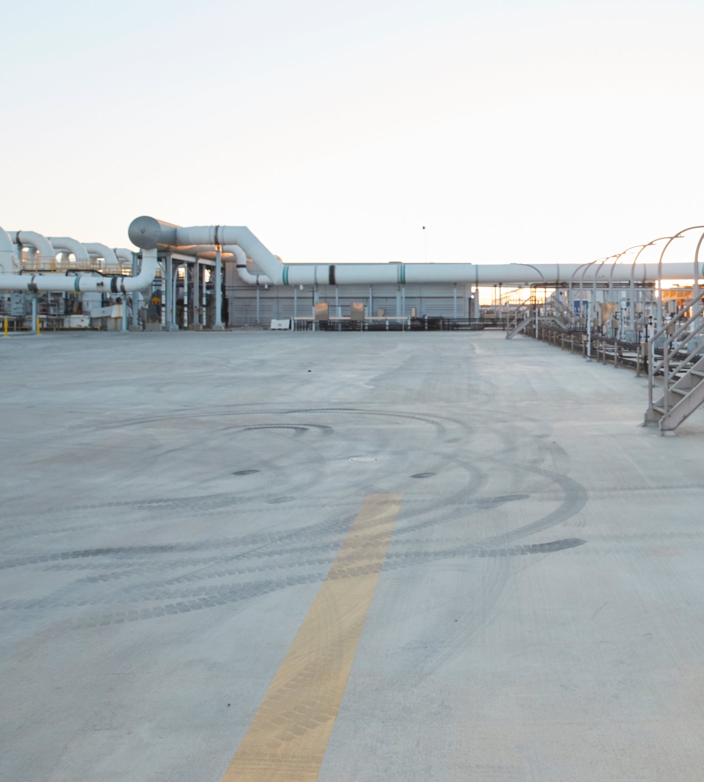 An industrial jobsite.