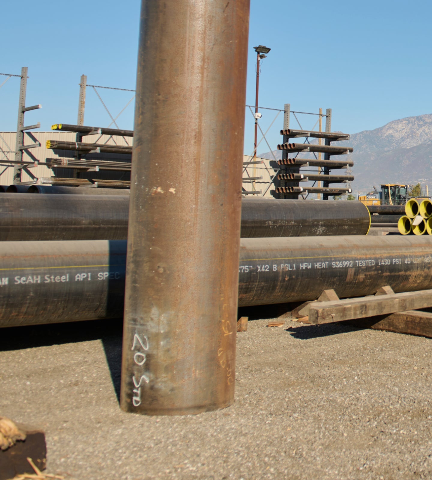 An industrial jobsite.
