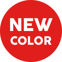 Red circle with 'NEW COLOR' text in white
