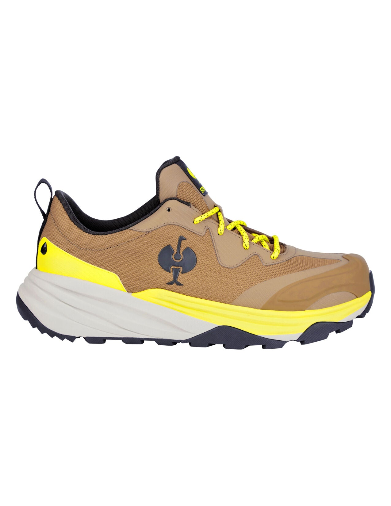 Harlem Low Safety Toe Work Shoe USA, almondbrown