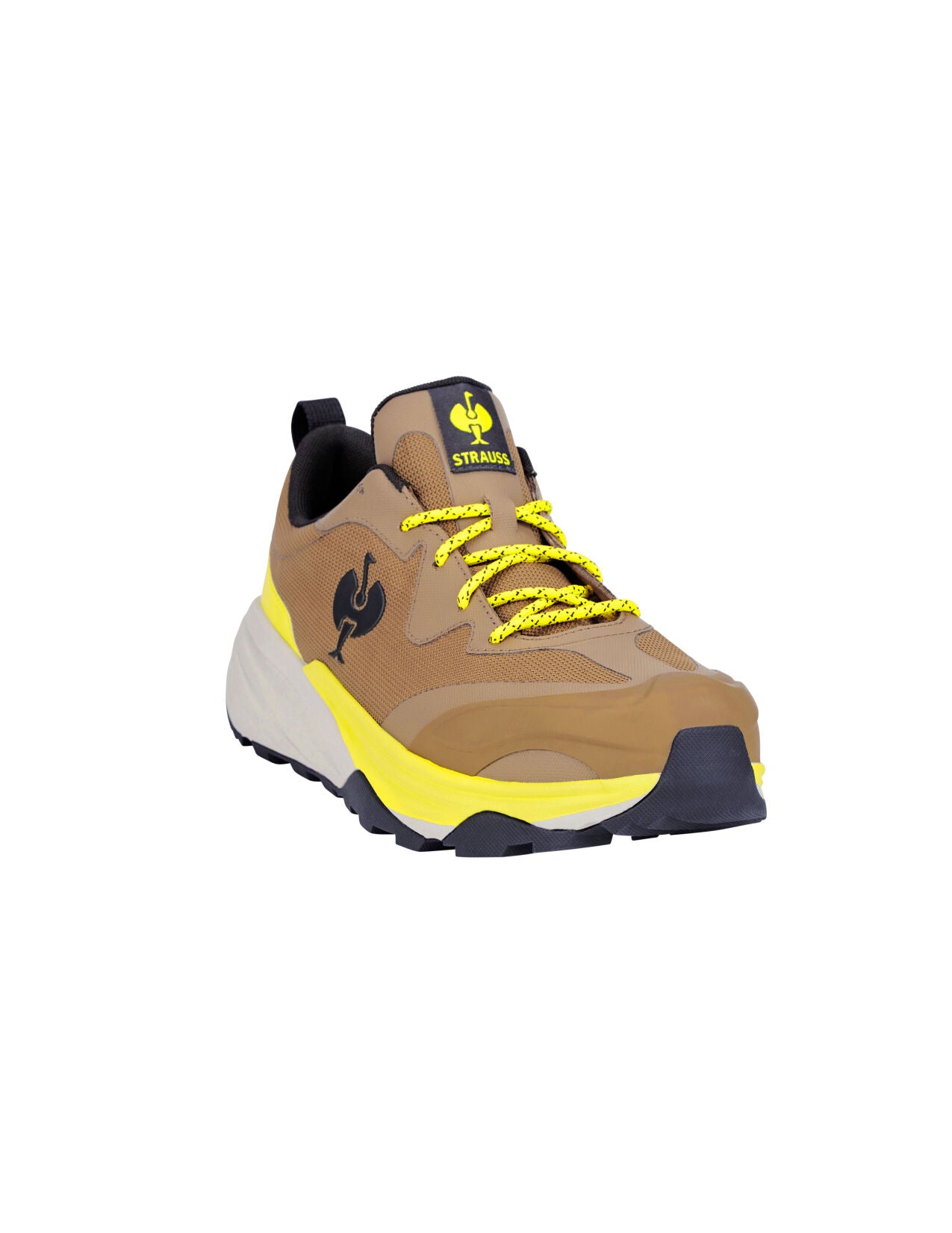 Harlem Low Safety Toe Work Shoe USA, almondbrown