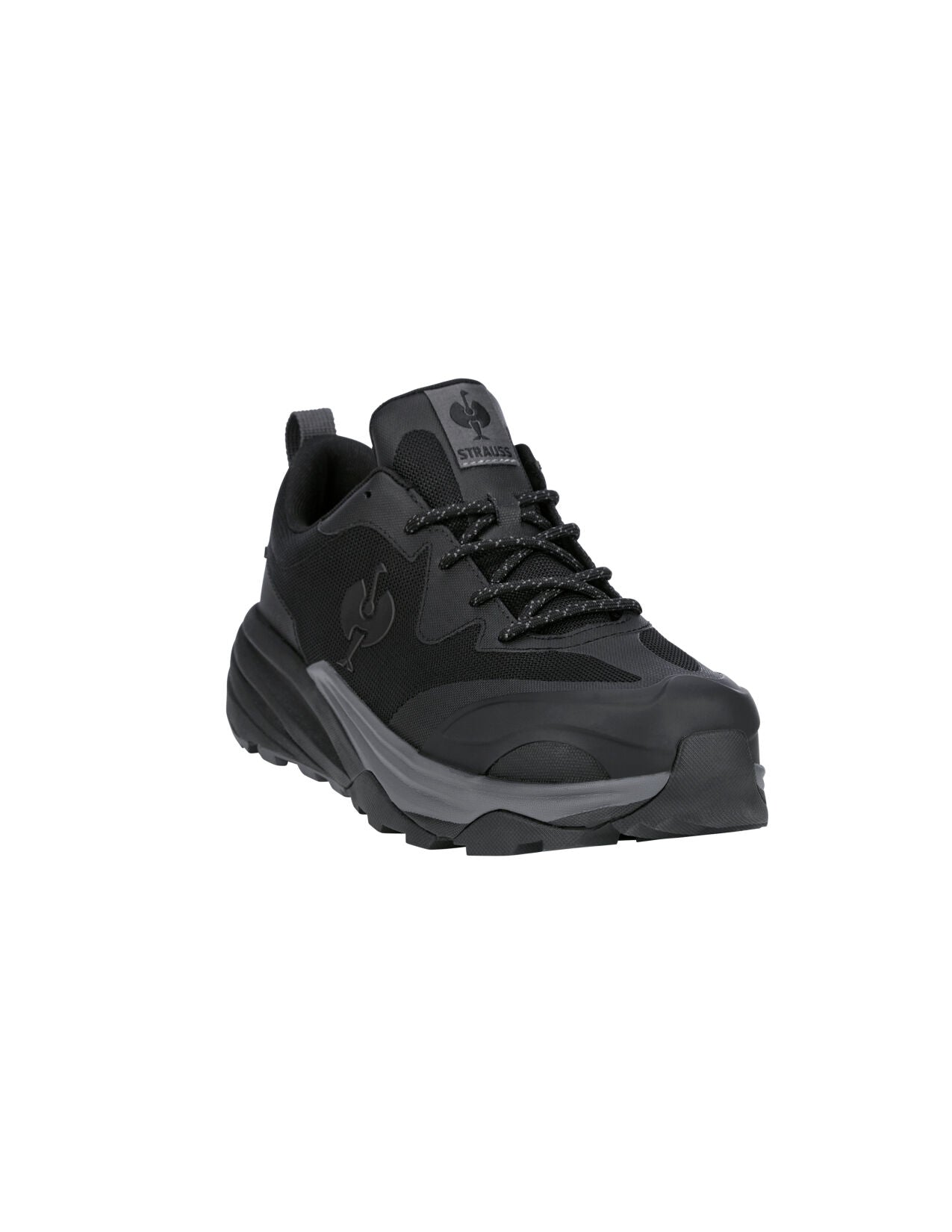 Harlem Low Safety Toe Work Shoe USA, black