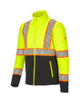 High Visibility Softshell Jacket Class 2, neon yellow black