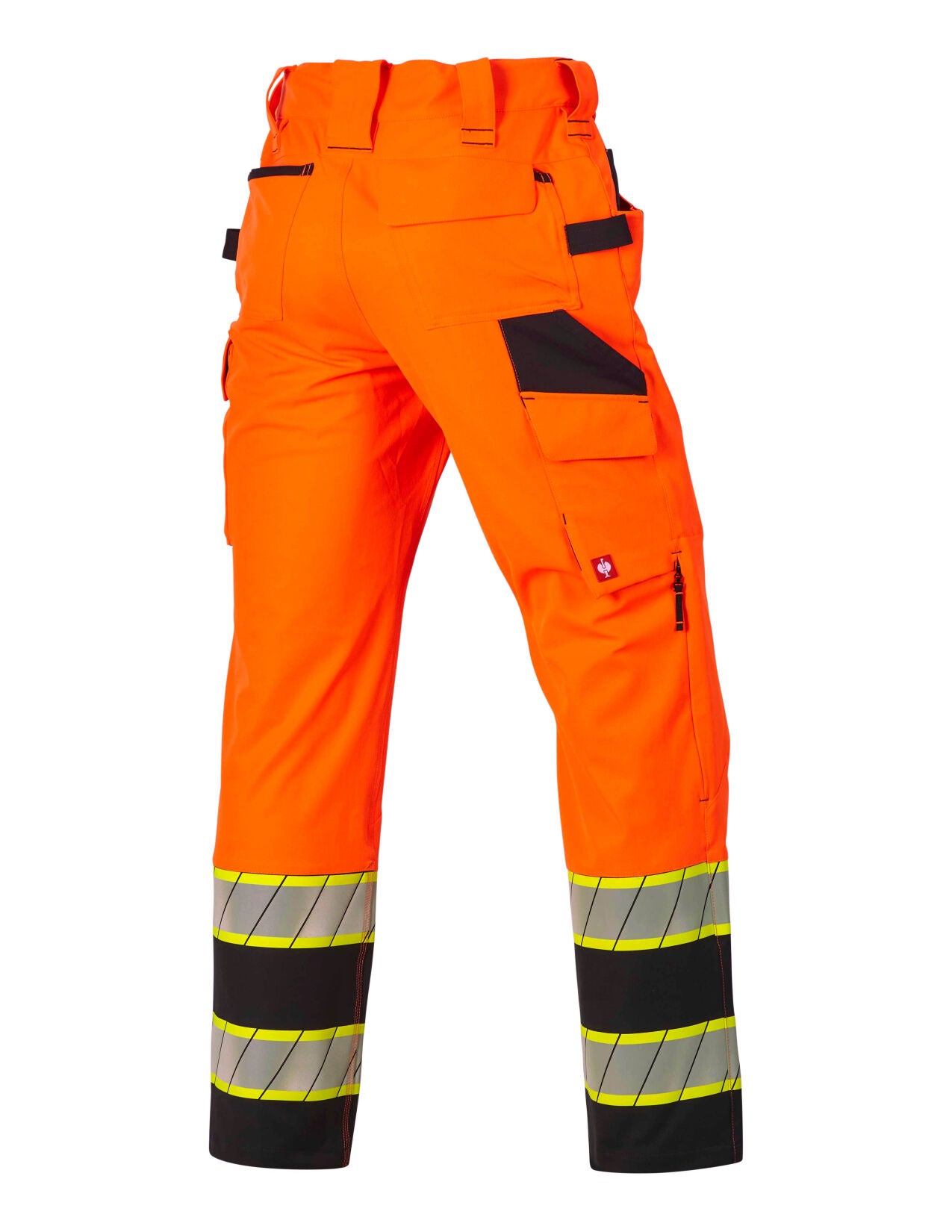 High Visibility Work Pants in neon orange