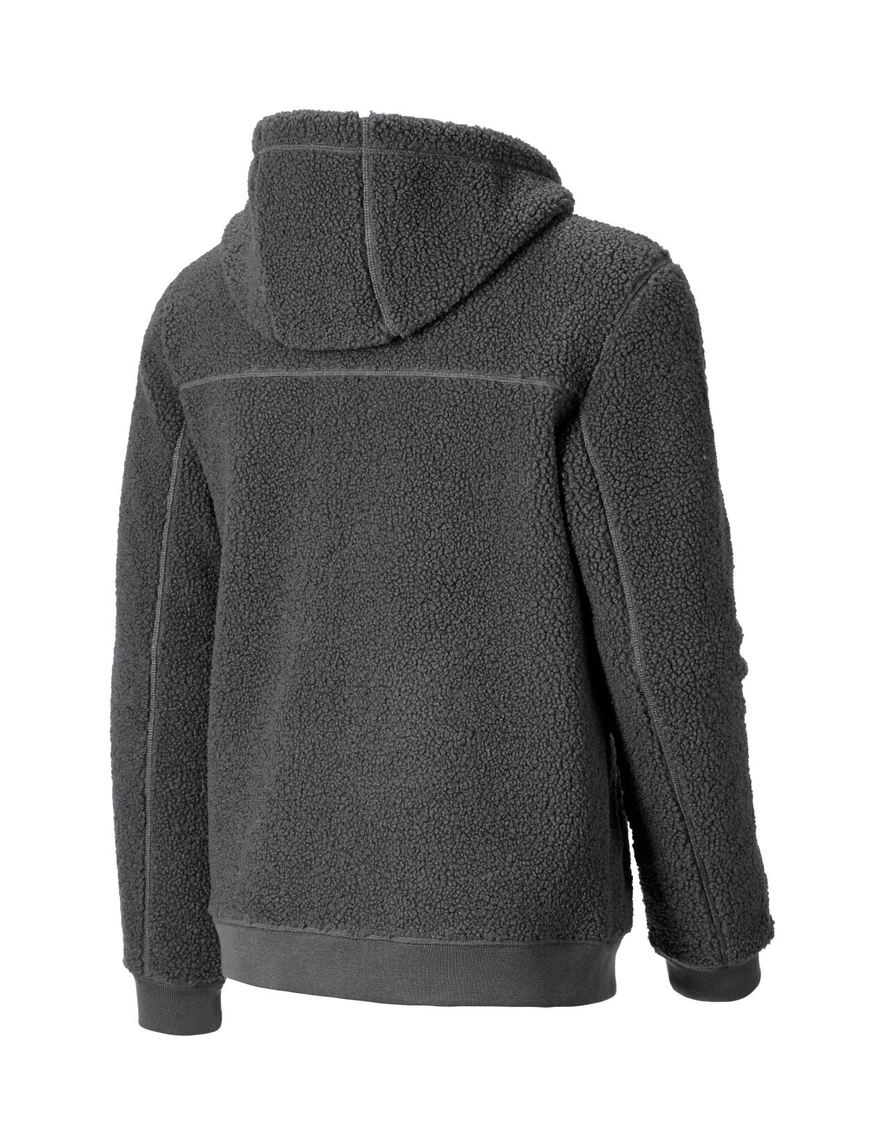 Hooded Sherpa Fleece Jacket e.s.e:pic, carbongrey