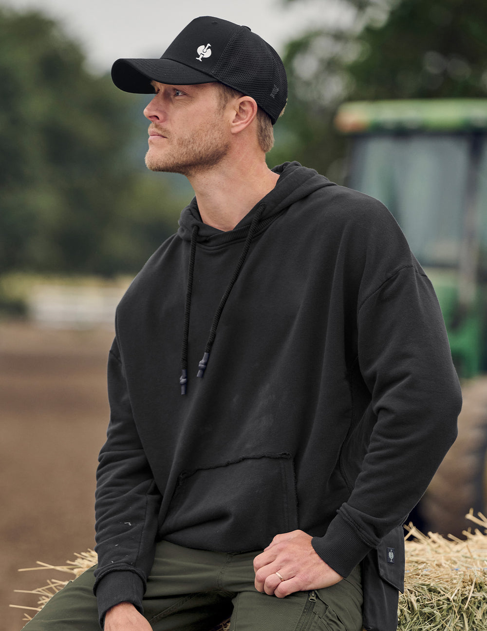 Hoodie loose fit Strauss