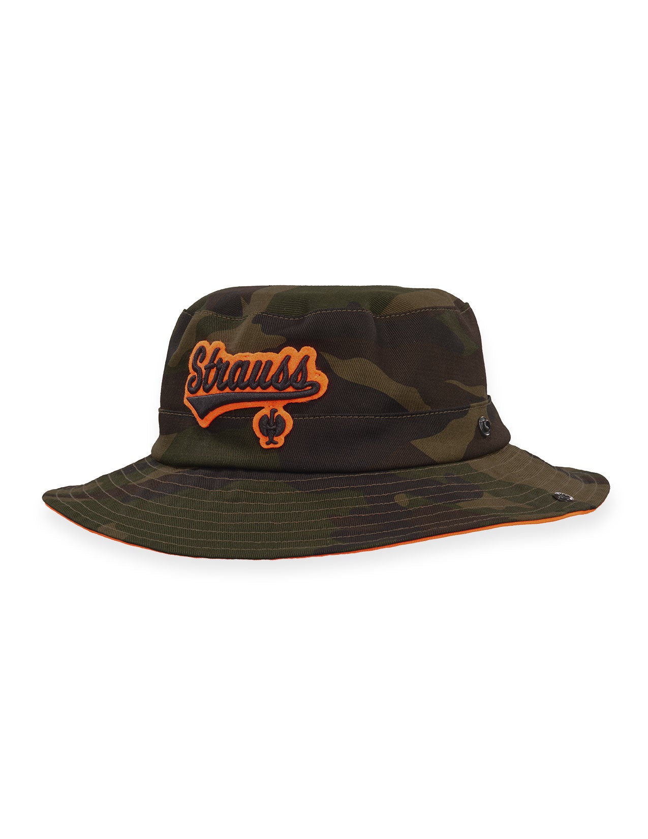 Kids Adjustable Panama Hat in camouflage