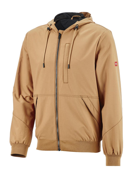 トップス Hooded Short Vest - Flight Satin(Brown) Men's Cinch Brown Hooded Patch Jacket MWJ1593005 – Crazy