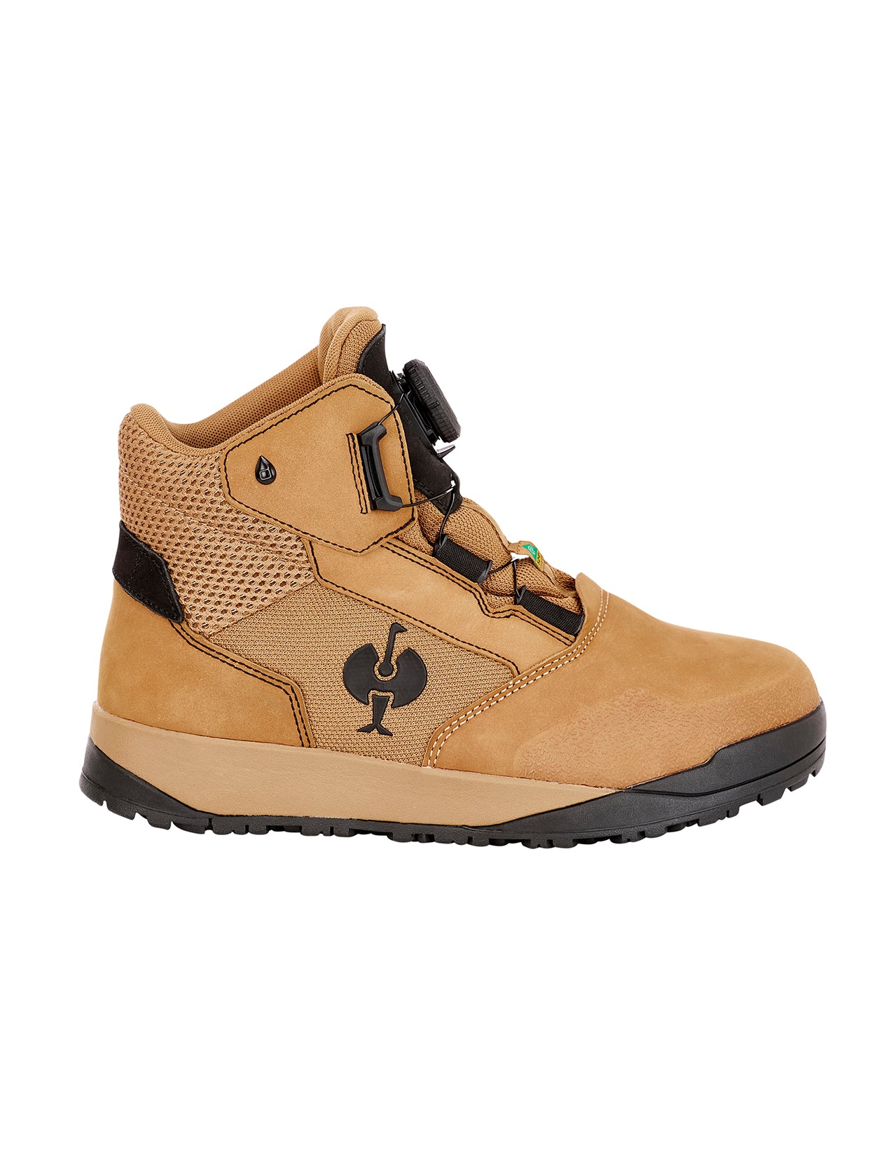 Murcia Mid Safety Toe Work Boot in almondbrown