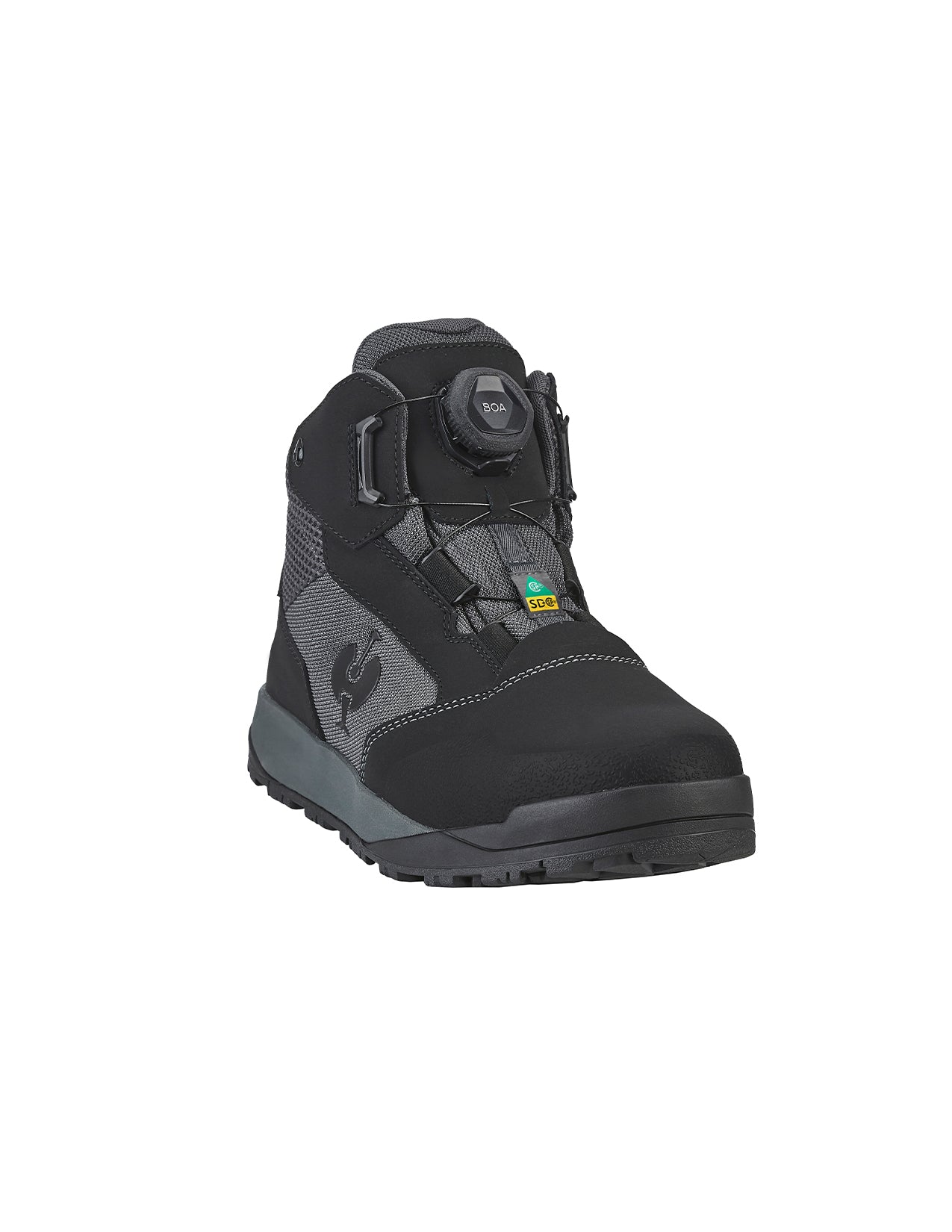 Murcia Mid Safety Toe Work Boot in carbongrey/black