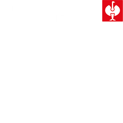 Logo lockup of Ryman auditorium and STRAUSS with subtitle Official Workwear Partner