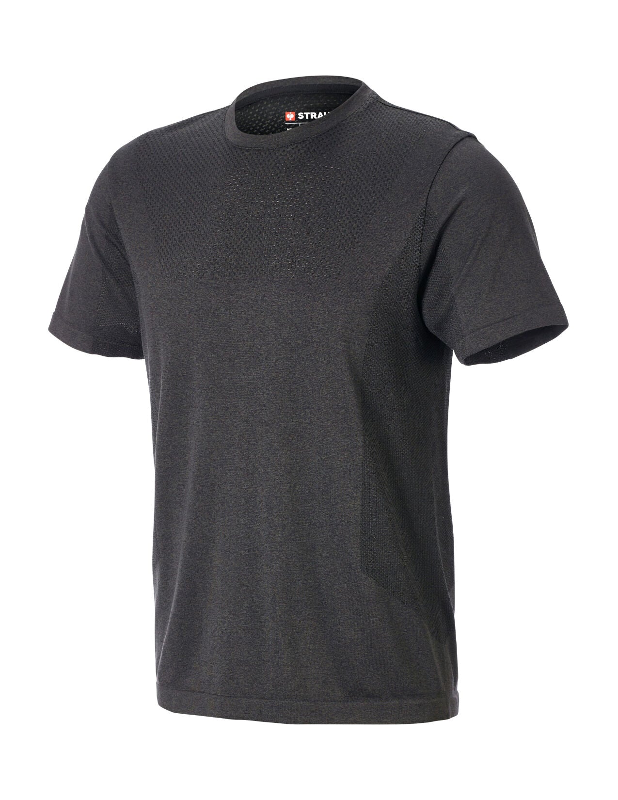 Seamless Tee e.s.trail pure, black melange