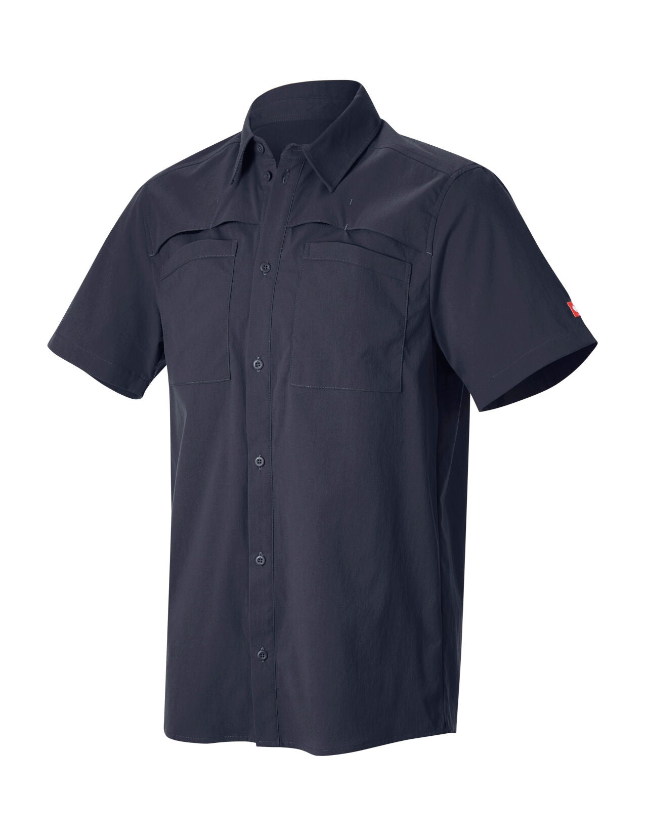 Stretch Ripstop Short Sleeve Work Shirt e.s.t:aktik in neroblue