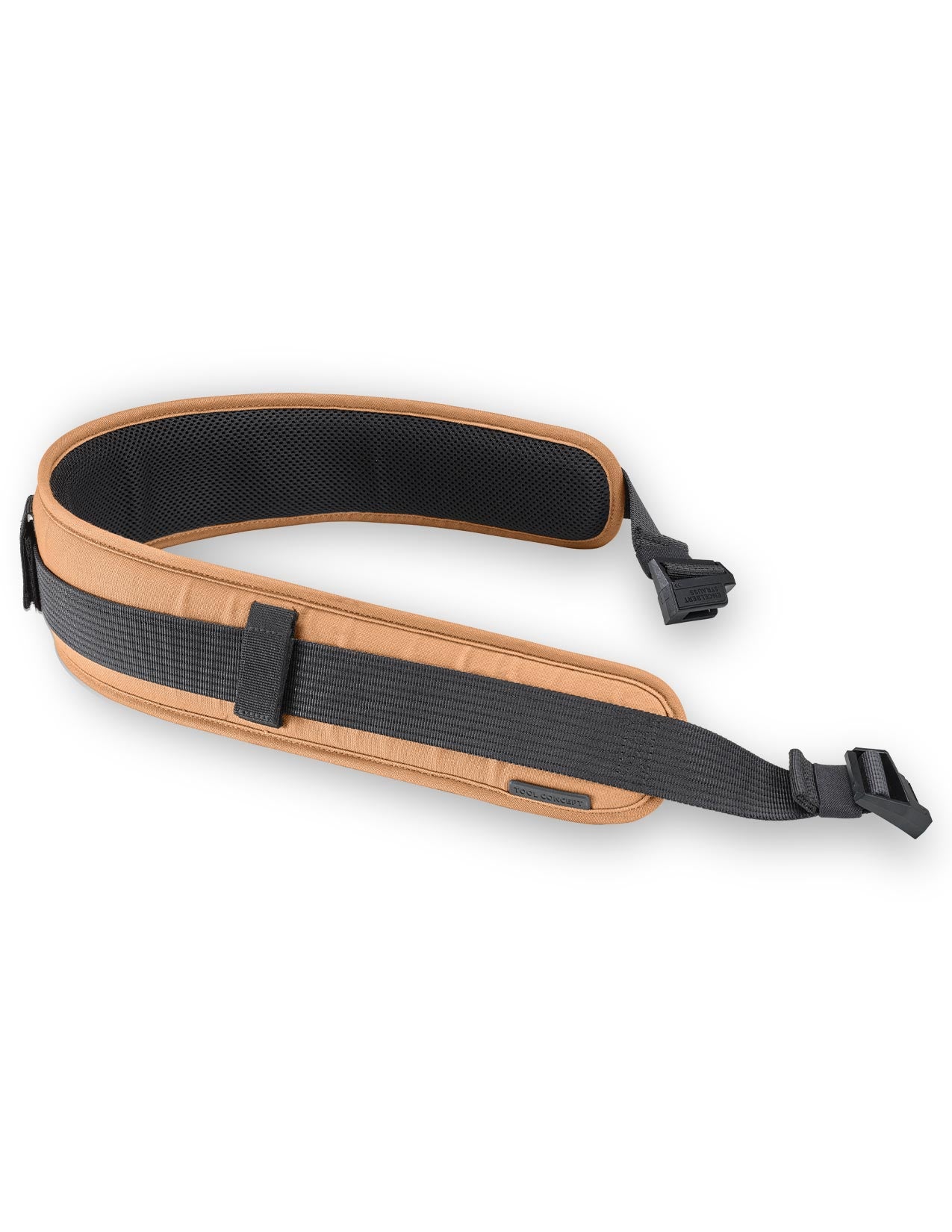 Tool belt in almondbrown on a white background