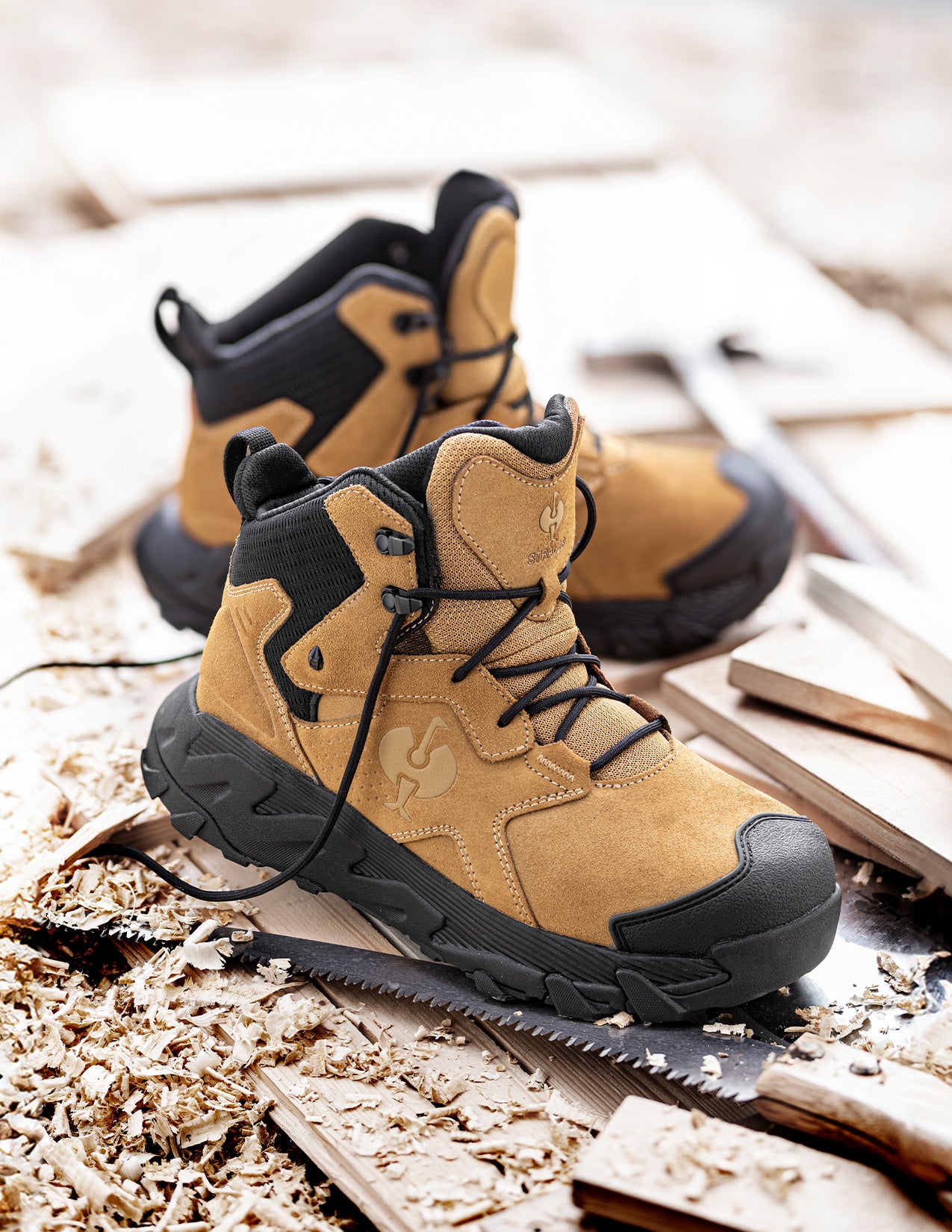 Turin Mid Safety Toe Work Boot | Strauss