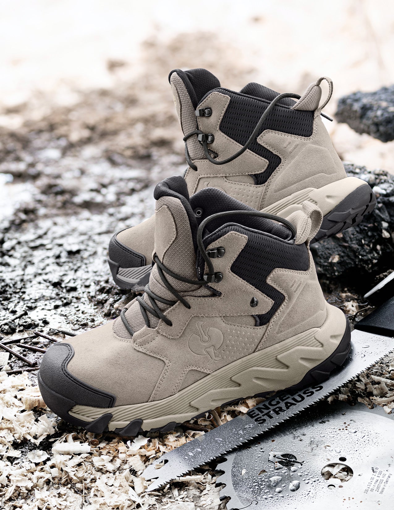 Turin Mid Safety Toe Work Boot | Strauss