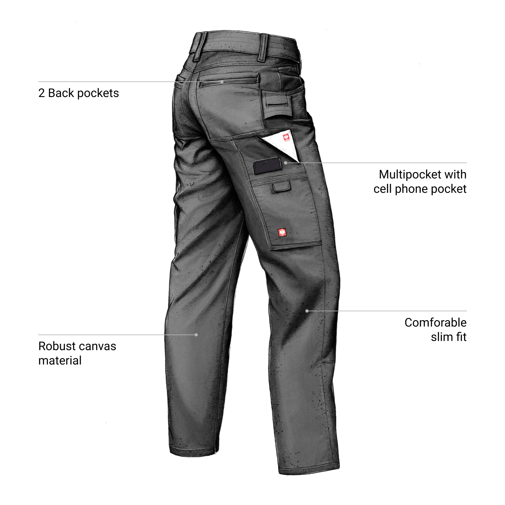 Double Front Multipocket Pants e.s.vintage | Strauss