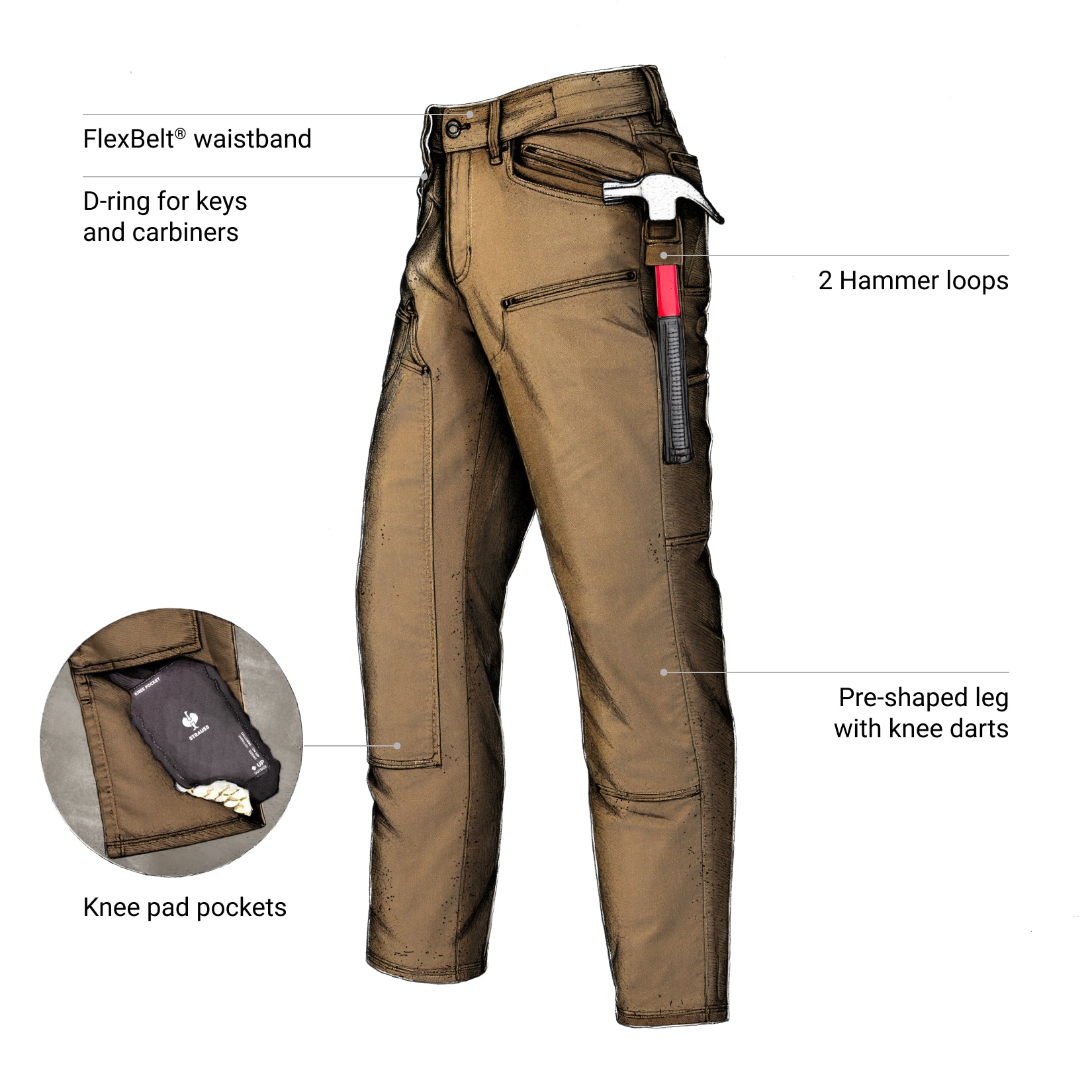 スーツ W double maximum travel pants OVY KAJA W double maximum travel pants OVY KAJA - メルカリ