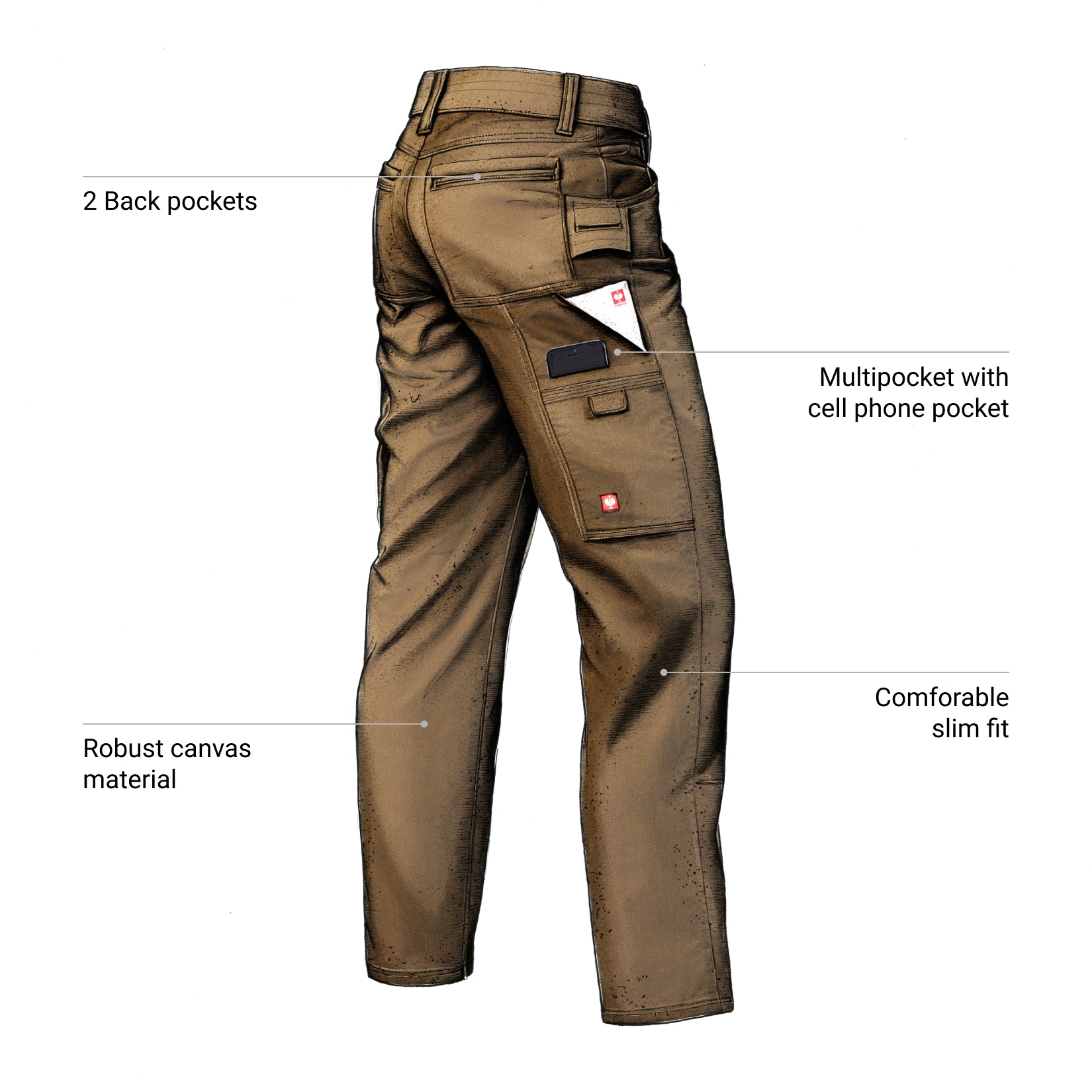 Double Front Multipocket Pants e.s.vintage | Strauss
