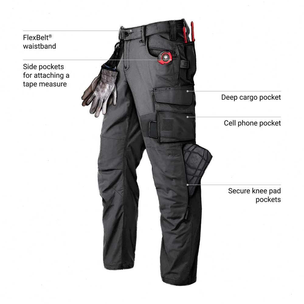 Ripstop Cargo Work Pants e.s.e:pic | Strauss
