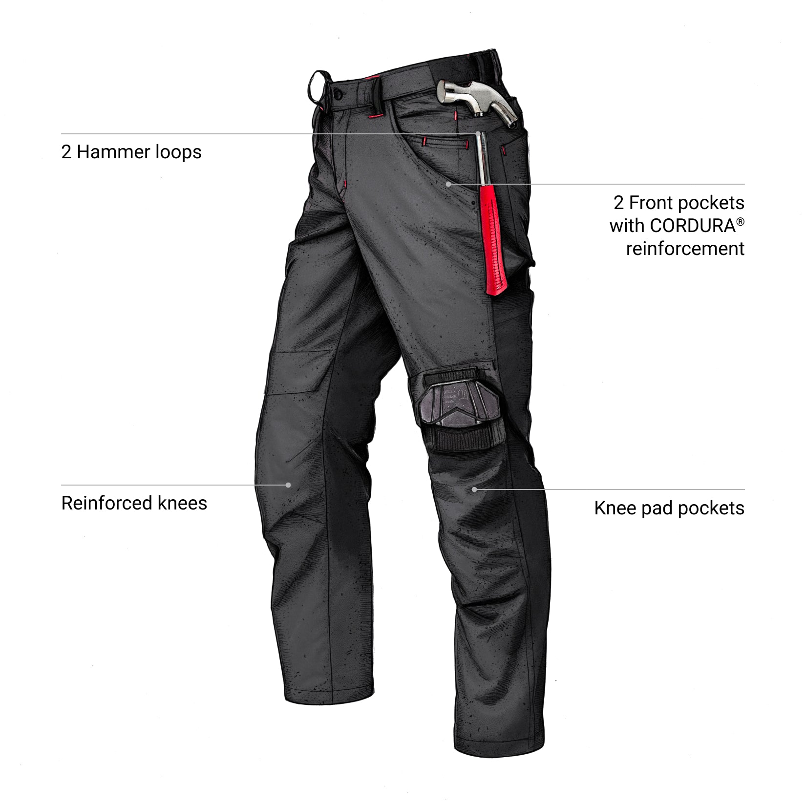 STRAUSS X 1620 Worker Pants | Strauss