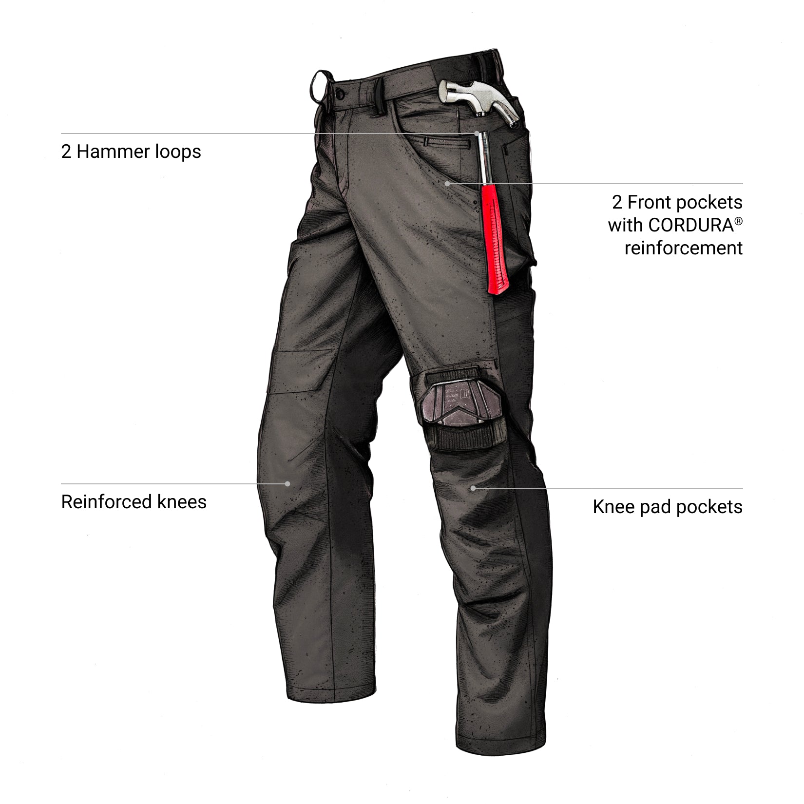 STRAUSS X 1620 Worker Pants | Strauss