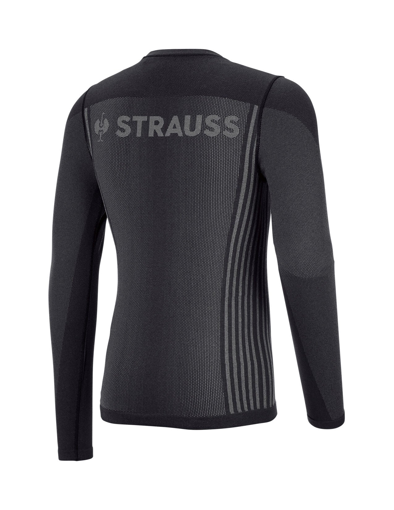 Warm Seamless Thermal Longsleeve e.s.trail pure, black/basaltgrey