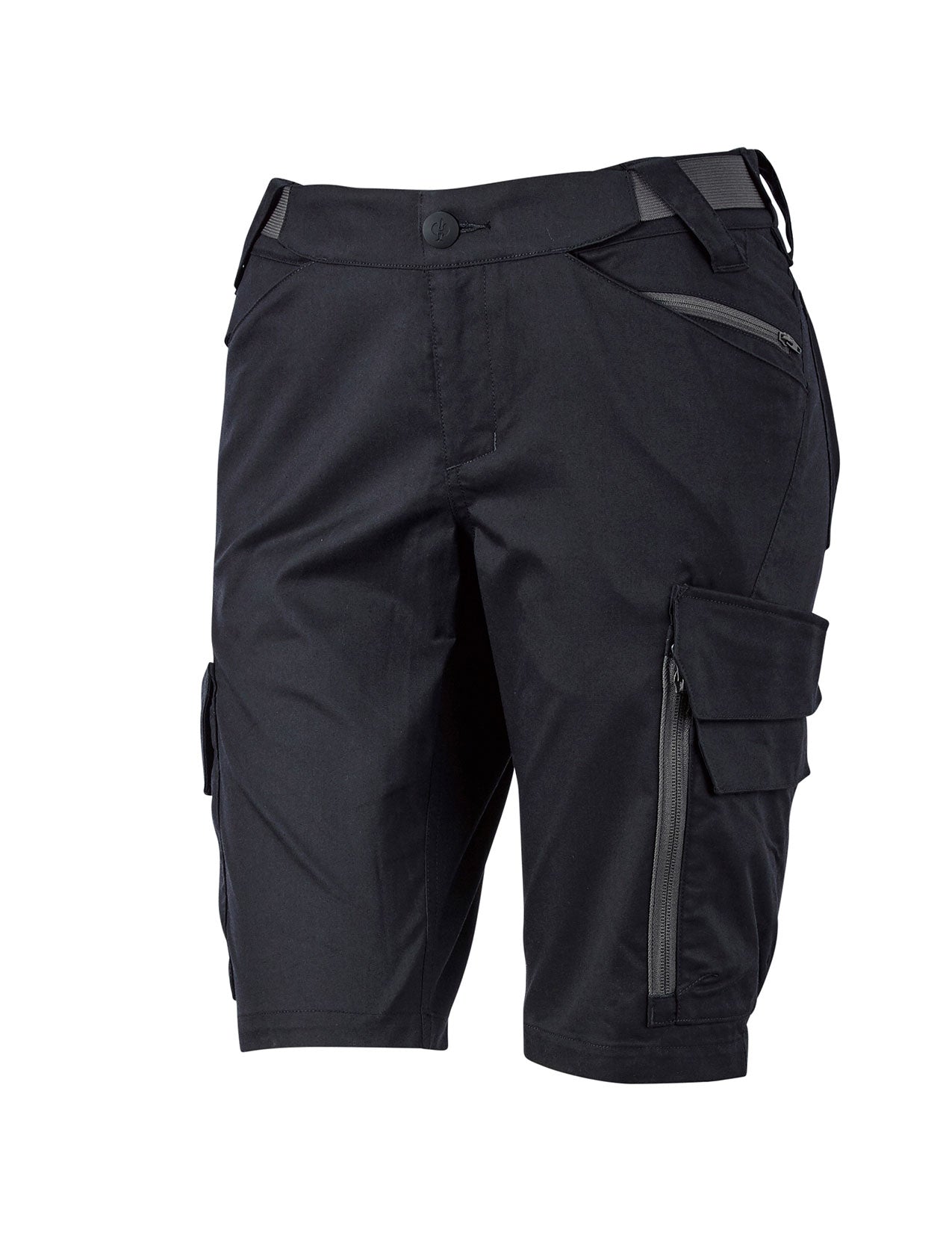 ◆Malbon Golf◆ CARGO POCKET SHORTS DARK GRAY WOMAN Malbon Golf Mesh Basket Pocket Shorts Onyx | TRENDYGOLFUSA.COM