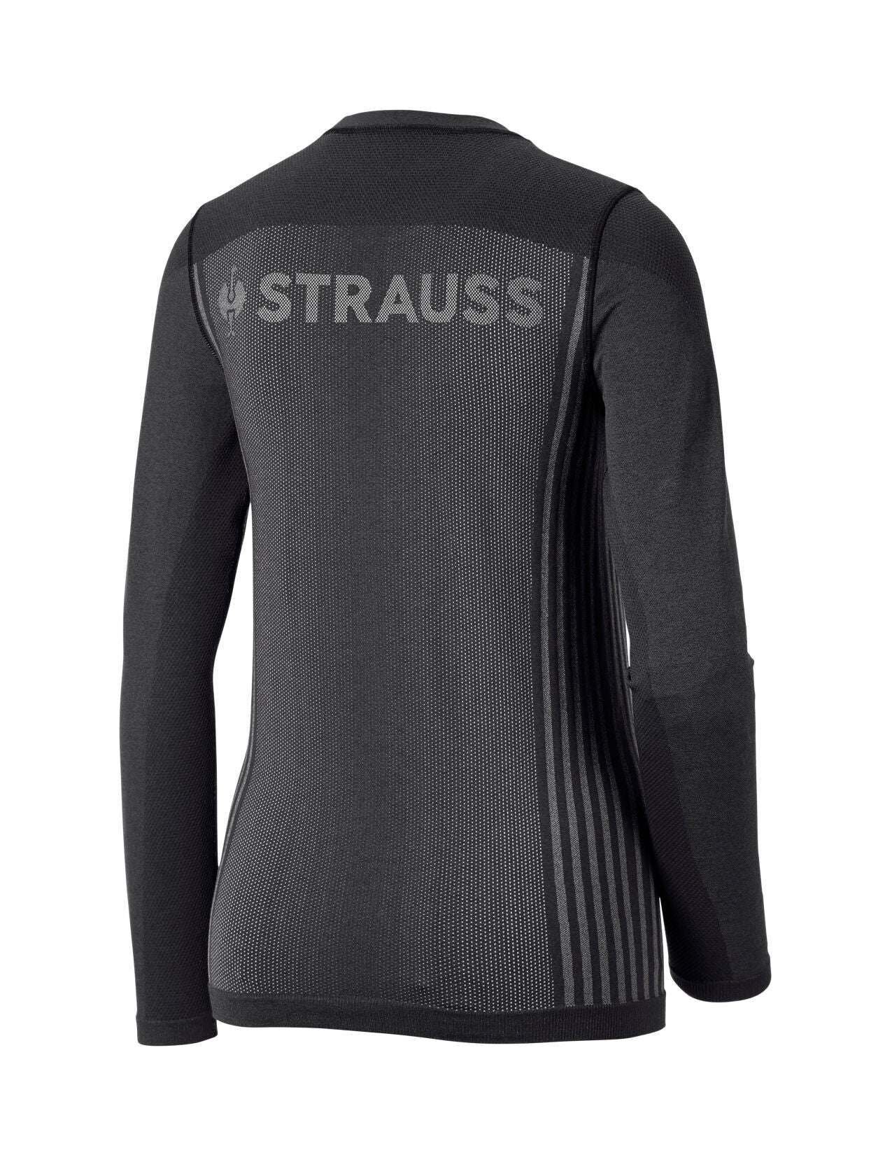 Women's Warm Seamless Thermal Longsleeve e.s.trail pure, black/basaltgrey