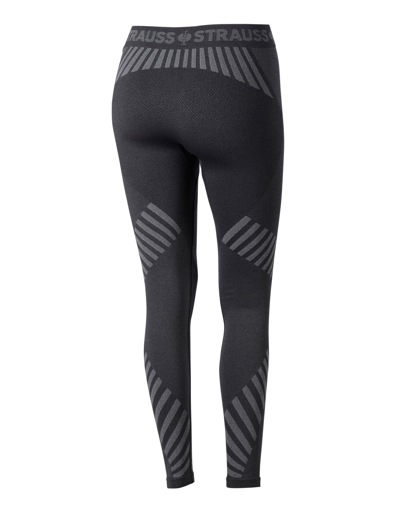 Women's Warm Seamless Thermal Pants e.s.trail pure, black/basaltgrey