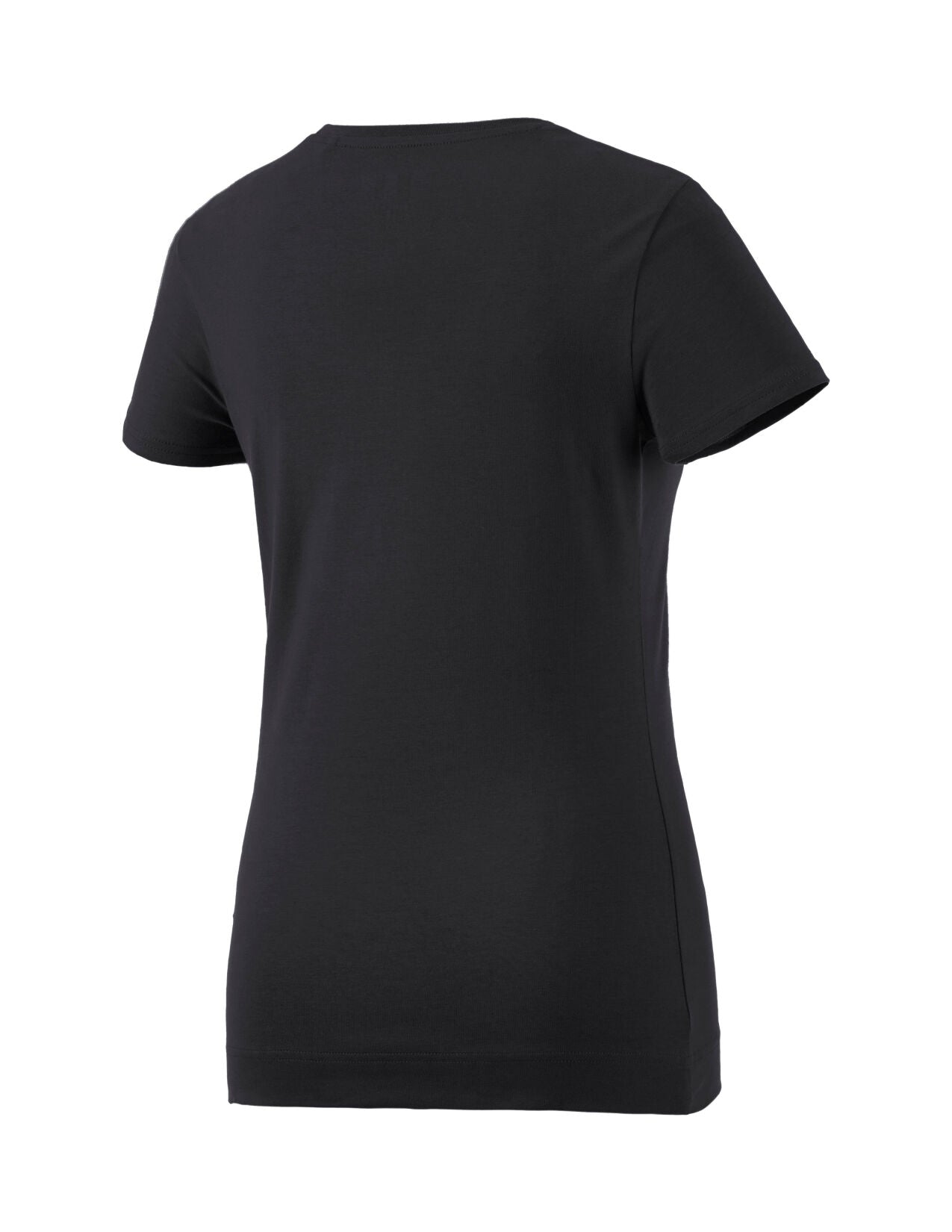 Women's cotton stretch T-Shirt in black