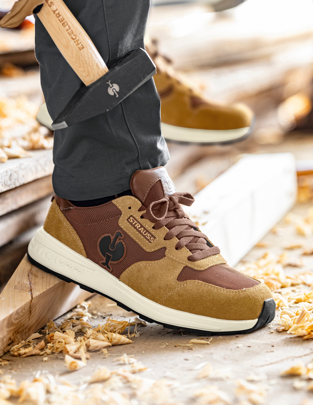 Canberra Steel Toe Work Shoe | Strauss