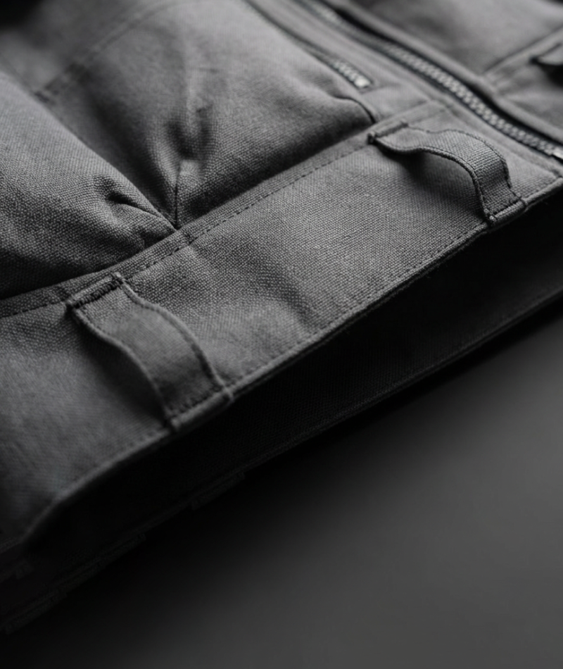 STRAUSS e.s.iconic Tool Vest shown with storage pockets for tools and work essentials.