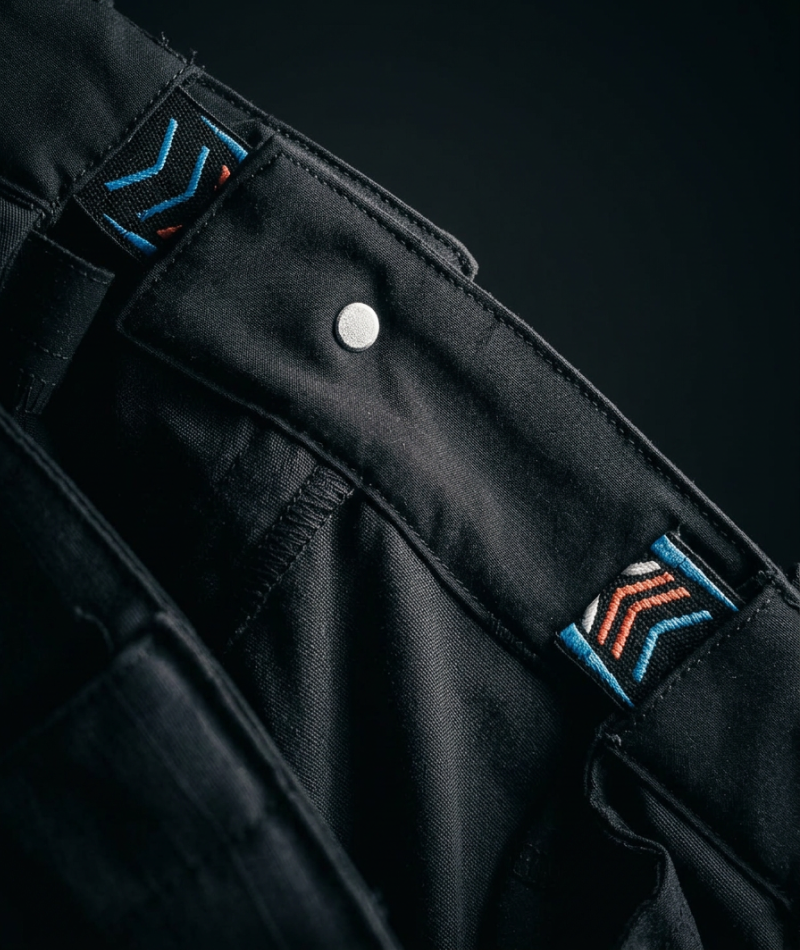 STRAUSS e.s.e:pic Ripstop Cargo Work Pants on a clean product feature card.