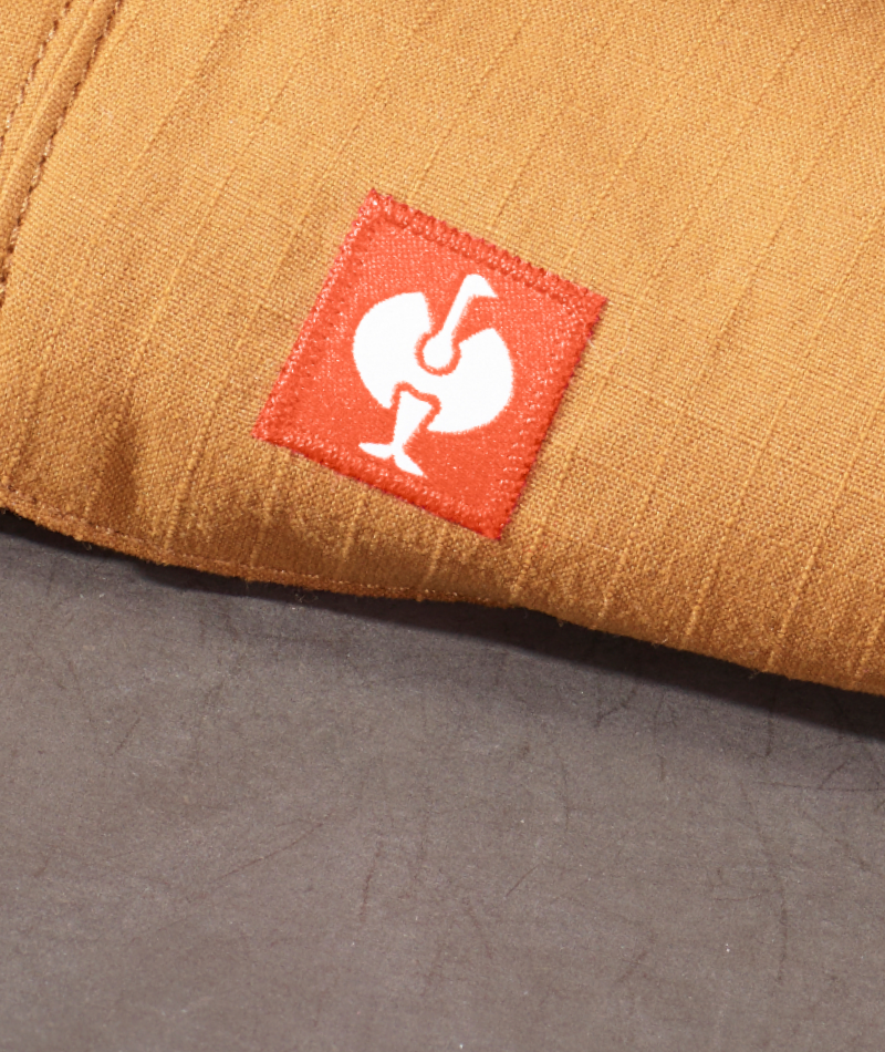 Close-up of STRAUSS e.s.taktik Stretch Ripstop Cargo Work Pants showing the stretch fabric.
